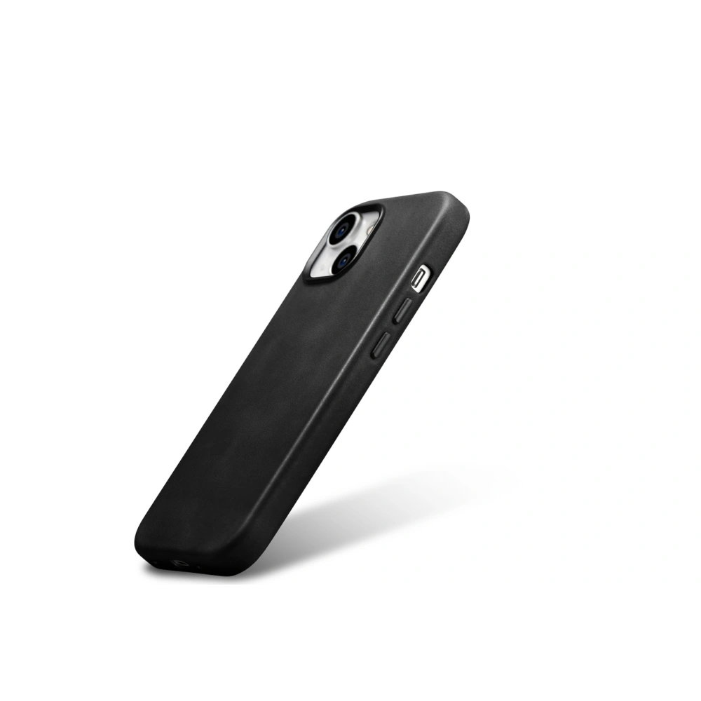 Hurtownia GSM - Case iCarer Oil Wax Premium Leather MagSafe Apple iPhone 15 schwarz - ICR498 - {ean13} - Hurt