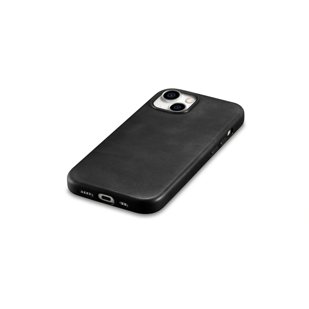 Hurtownia GSM - Etui iCarer Oil Wax Premium Leather MagSafe Apple iPhone 15 czarne - ICR498 - {ean13} - Hurt