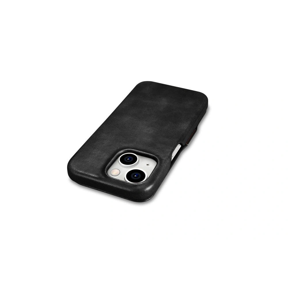 Hurtownia GSM - Etui iCarer Oil Wax Premium Leather MagSafe Apple iPhone 15 czarne - ICR498 - {ean13} - Hurt