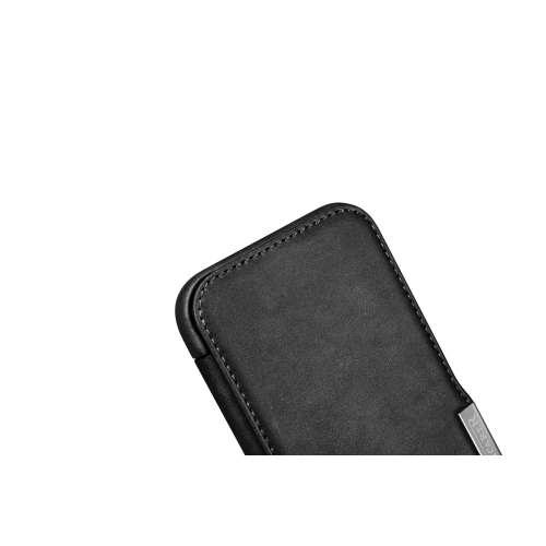 Etui iCarer Oil Wax Premium Leather MagSafe Apple iPhone 15 czarne