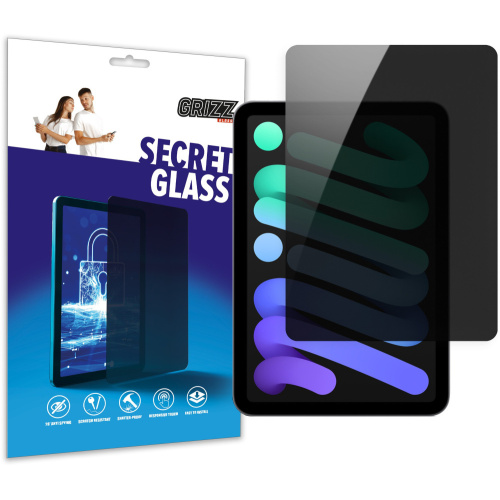 Hurtownia GrizzGlass - 5904063581733 - GRZ6368 - Szkło prywatyzujące GrizzGlass SecretGlass do Apple iPad mini 7,9 cali (5. generacji) - B2B homescreen