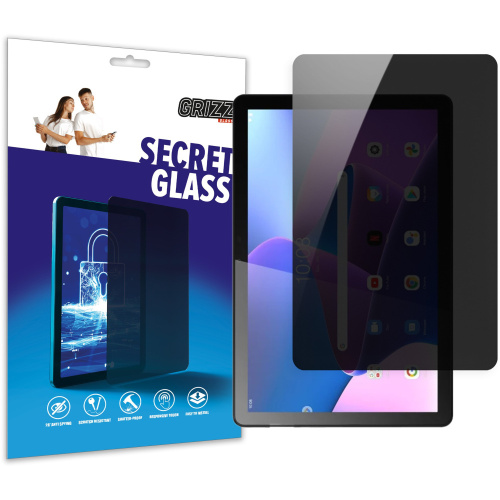 GrizzGlass Distributor - 5904063582266 - GRZ6381 - GrizzGlass SecretGlass Lenovo Tab M10 Plus (3 gen) - B2B homescreen