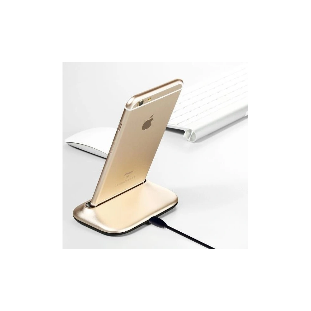 Wholesale Baseus Little Volcano Docking Station Lightning Port Silver Gold - BSU198GLD - {ean13} - Hurt