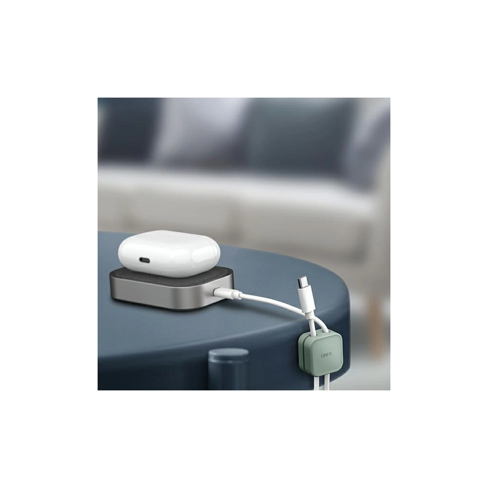 Hurtownia GSM - Organizer UNIQ Pod samoprzylepny do kabli šedý/chalk grey [8szt.] - UNIQ940 - {ean13} - Hurt