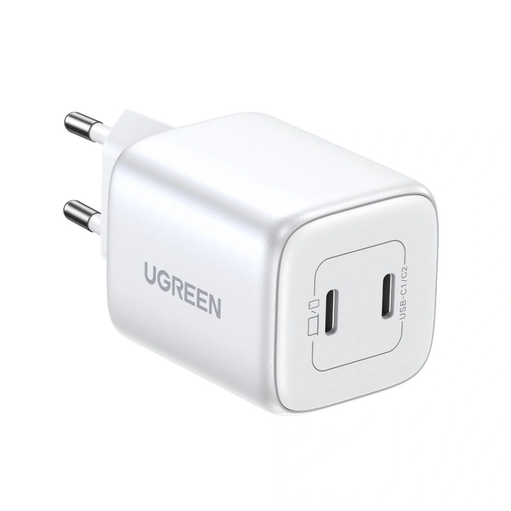 Hurtownia GSM - Síťová nabíječka UGREEN CD294 2xUSB-C, 45W, QC, PD (bílá) - UGR1672 - {ean13} - Hurt