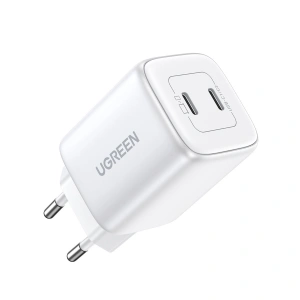 Hurtownia GSM - Síťová nabíječka UGREEN CD294 2xUSB-C, 45W, QC, PD (bílá) - UGR1672 - {ean13} - Hurt