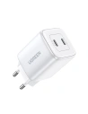 Hurtownia GSM - Síťová nabíječka UGREEN CD294 2xUSB-C, 45W, QC, PD (bílá) - UGR1672 - {ean13} - Hurt