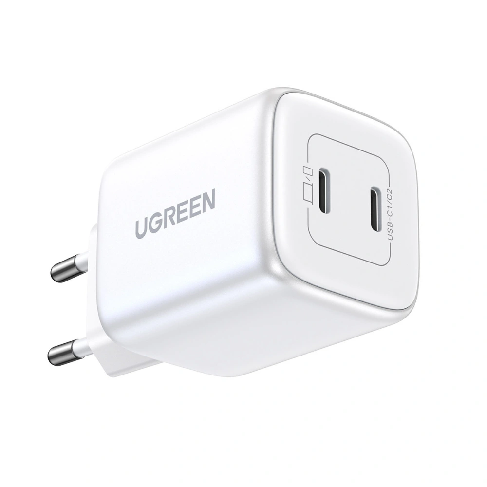 Hurtownia GSM - Síťová nabíječka UGREEN CD294 2xUSB-C, 45W, QC, PD (bílá) - UGR1672 - {ean13} - Hurt