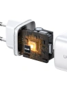 Hurtownia GSM - Síťová nabíječka UGREEN CD294 2xUSB-C, 45W, QC, PD (bílá) - UGR1672 - {ean13} - Hurt