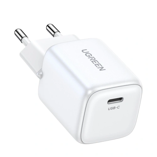 Ładowarka sieciowa UGREEN CD319 Nexode Mini 30W, USB-C, PD (biała)