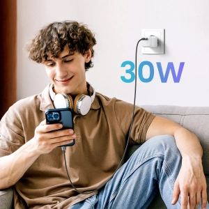 Hurtownia GSM - Ładowarka sieciowa UGREEN CD319 Nexode Mini 30W, USB-C, PD (biała) - UGR1673 - {ean13} - Hurt