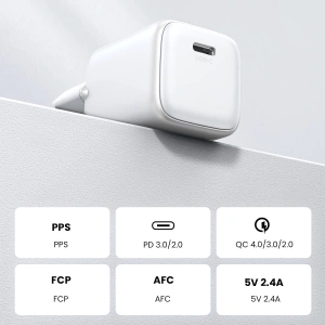 Hurtownia GSM - Ładowarka sieciowa UGREEN CD319 Nexode Mini 30W, USB-C, PD (biała) - UGR1673 - {ean13} - Hurt