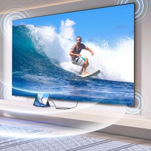 Kabel / przejściówka UGREEN HD164 micro HDMI do HDMI 2.1 8K 2m (szary)