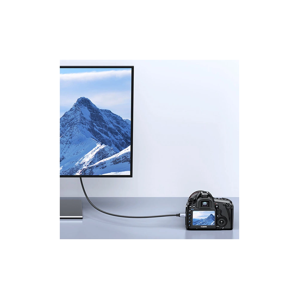 Hurtownia GSM - UGREEN HD164 micro HDMI - HDMI 2.1 8K 2m (szürke) kábel / átalakító - UGR1675 - {ean13} - Hurt