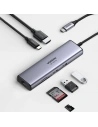 Hurtownia GSM - UGREEN CM511 Hub 5in1 Adapter, USB-C zu HDMI 1.4, 3xUSB-A, USB-C, PD, 100W (grau) - UGR1678 - {ean13} - Hurt