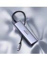 Hurtownia GSM - UGREEN CM511 Hub 5in1 Adapter, USB-C zu HDMI 1.4, 3xUSB-A, USB-C, PD, 100W (grau) - UGR1678 - {ean13} - Hurt