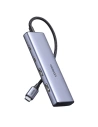 UGREEN CM473 USB-C Hub Adapter mit 2xUSB-A, 2xUSB-C, 20 cm (grau)