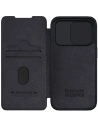 Hurtownia GSM - Etui z klapką Nillkin Qin Leather Pro z osłoną aparatu Apple iPhone 15 Pro Max černé - NLK1175 - {ean13} - Hurt