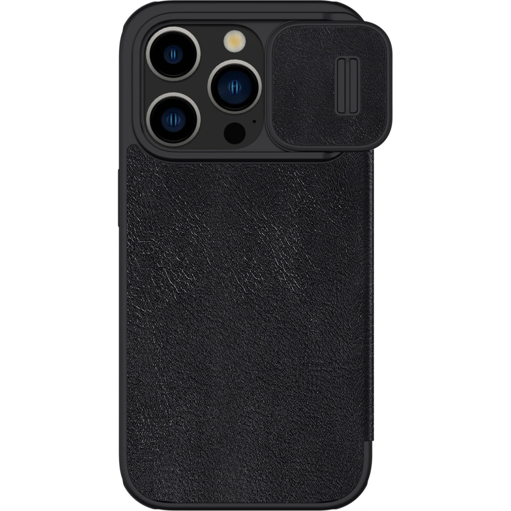 Hurtownia GSM - Etui z klapką Nillkin Qin Leather Pro z osłoną aparatu Apple iPhone 15 Pro Max černé - NLK1175 - {ean13} - Hurt