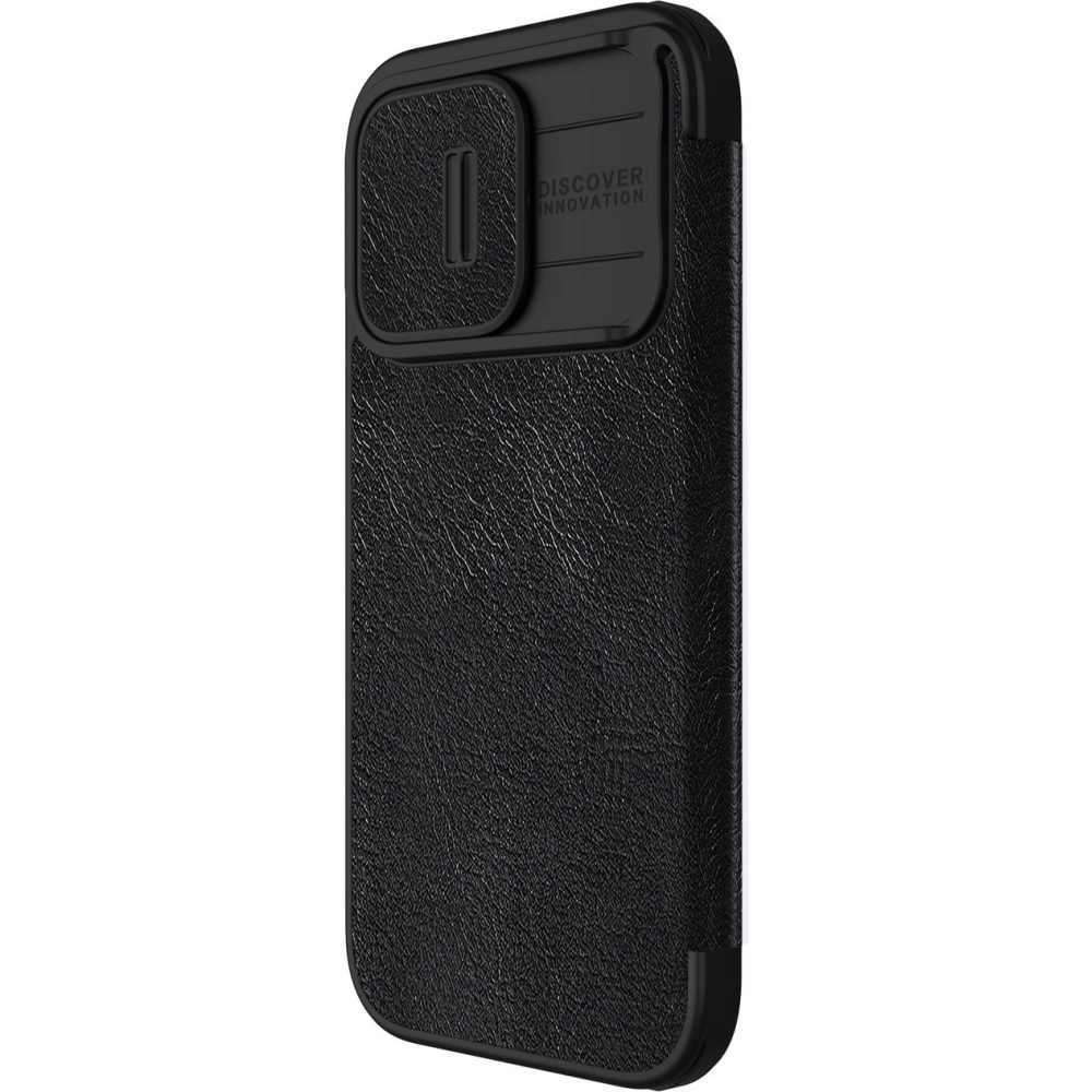 Hurtownia GSM - Etui z klapką Nillkin Qin Leather Pro z osłoną aparatu Apple iPhone 15 Pro Max černé - NLK1175 - {ean13} - Hurt