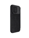 Hurtownia GSM - Etui z klapką Nillkin Qin Leather Pro z osłoną aparatu Apple iPhone 15 Pro Max černé - NLK1175 - {ean13} - Hurt
