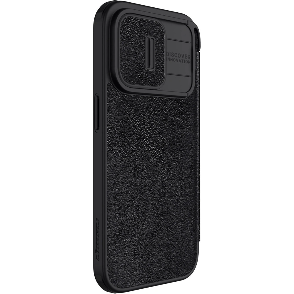 Hurtownia GSM - Etui z klapką Nillkin Qin Leather Pro z osłoną aparatu Apple iPhone 15 Pro Max černé - NLK1175 - {ean13} - Hurt