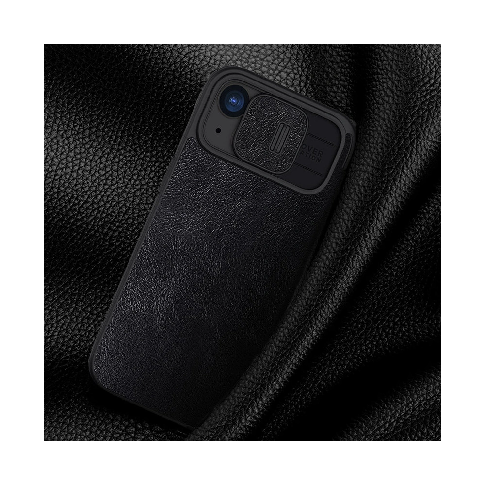 Hurtownia GSM - Etui z klapką Nillkin Qin Leather Pro z osłoną aparatu Apple iPhone 15 Pro Max černé - NLK1175 - {ean13} - Hurt