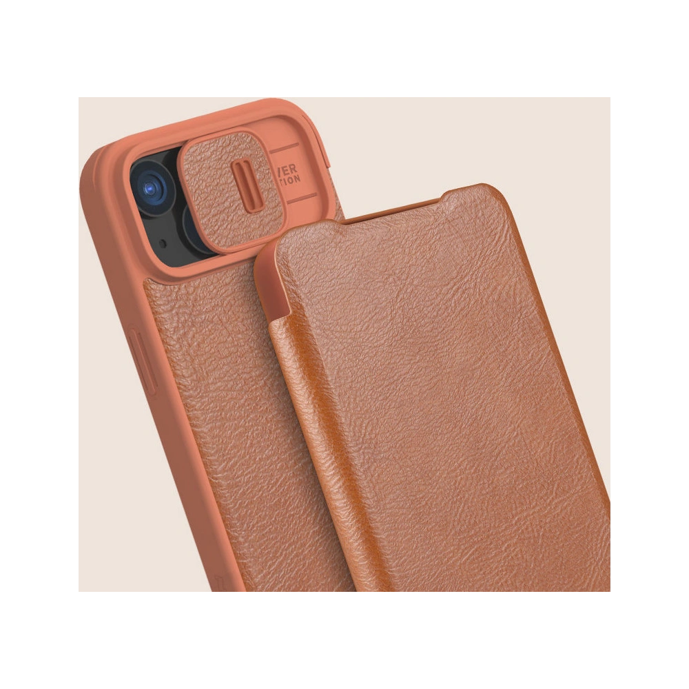 Hurtownia GSM - Etui z klapką Nillkin Qin Leather Pro z osłoną aparatu Apple iPhone 15 Pro Max černé - NLK1175 - {ean13} - Hurt