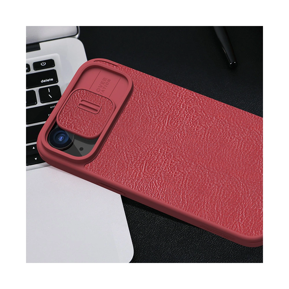 Hurtownia GSM - Etui z klapką Nillkin Qin Leather Pro z osłoną aparatu Apple iPhone 15 Pro Max černé - NLK1175 - {ean13} - Hurt