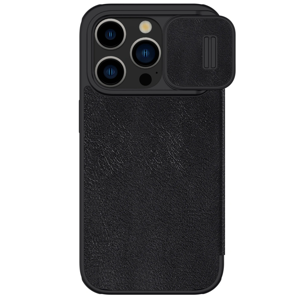 Hurtownia GSM - Etui z klapką Nillkin Qin Leather Pro z osłoną aparatu Apple iPhone 15 Pro černé - NLK1179 - {ean13} - Hurt