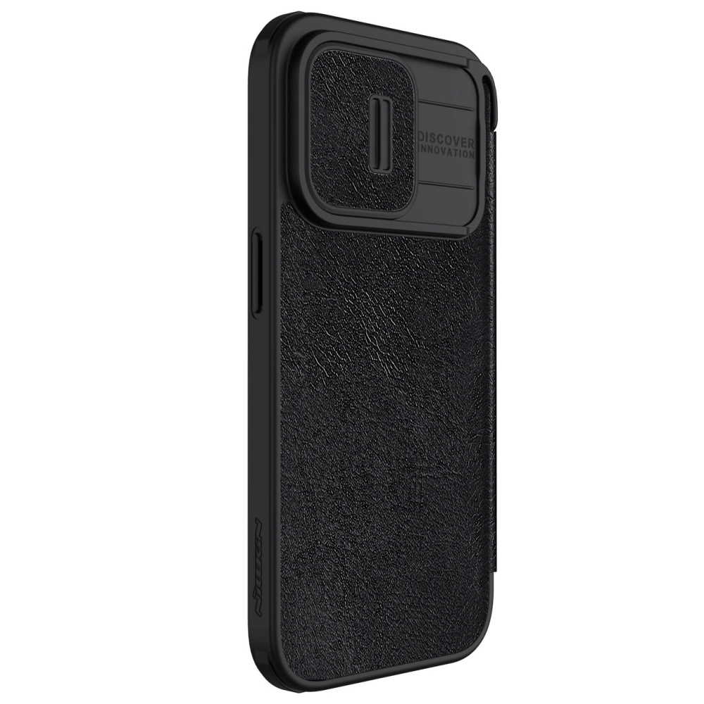 Hurtownia GSM - Etui z klapką Nillkin Qin Leather Pro z osłoną aparatu Apple iPhone 15 Pro černé - NLK1179 - {ean13} - Hurt