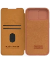 Hurtownia GSM - Case mit Klappe Nillkin Qin Leather Pro mit Kameraschutz Apple iPhone 15 braun - NLK1180 - {ean13} - Hurt
