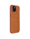 Hurtownia GSM - Case mit Klappe Nillkin Qin Leather Pro mit Kameraschutz Apple iPhone 15 braun - NLK1180 - {ean13} - Hurt