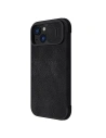 Hurtownia GSM - Etui z klapką Nillkin Qin Leather Pro z osłoną aparatu Apple iPhone 15 černé - NLK1181 - {ean13} - Hurt