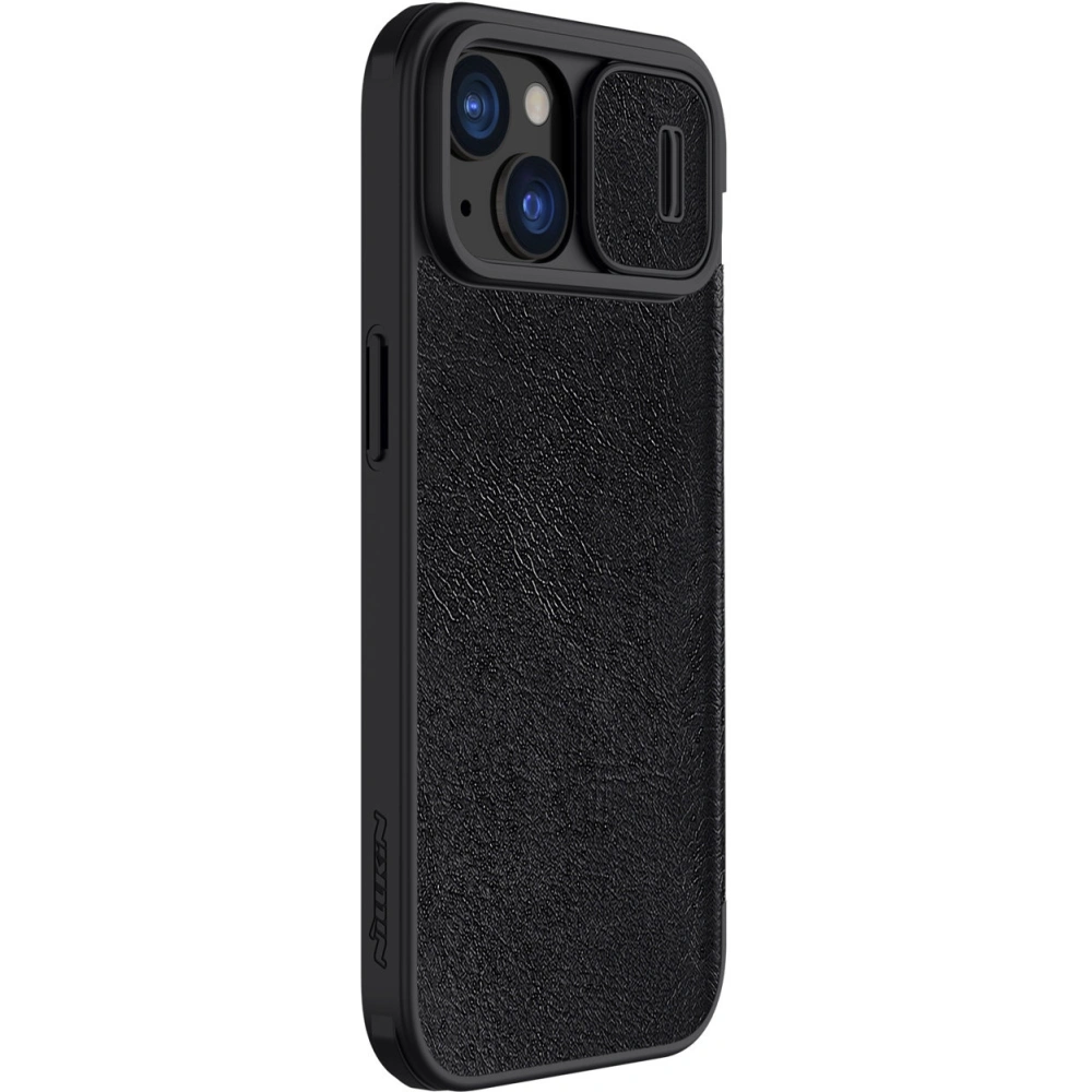 Hurtownia GSM - Etui z klapką Nillkin Qin Leather Pro z osłoną aparatu Apple iPhone 15 černé - NLK1181 - {ean13} - Hurt