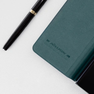 Wholesale Nillkin Qin Leather Pro with camera cover Samsung Galaxy Z Fold 5 brown - NLK1182 - {ean13} - Hurt