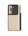 Etui z klapką Nillkin Qin Leather Pro z osłoną aparatu Samsung Galaxy Z Fold 5 złote