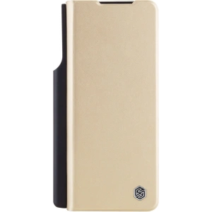 Hurtownia GSM - Etui cu capac Nillkin Qin Leather Pro cu protecție pentru cameră Samsung Galaxy Z Fold 5 aurie - NLK1183 - {ean13} - Hurt