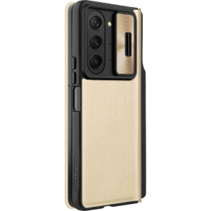 Wholesale Nillkin Qin Leather Pro with camera cover Samsung Galaxy Z Fold 5 gold - NLK1183 - {ean13} - Hurt