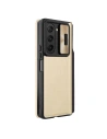 Hurtownia GSM - Etui cu capac Nillkin Qin Leather Pro cu protecție pentru cameră Samsung Galaxy Z Fold 5 aurie - NLK1183 - {ean13} - Hurt