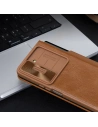Hurtownia GSM - Etui cu capac Nillkin Qin Leather Pro cu protecție pentru cameră Samsung Galaxy Z Fold 5 aurie - NLK1183 - {ean13} - Hurt