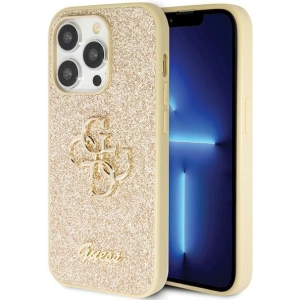 Hurtownia GSM - Etui Guess GUHCP14LHG4SGD Apple iPhone 14 Pro hardcase Glitter Script Big 4G auriu/gold - GUE2767 - {ean13} - Hurt