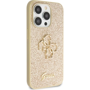 Hurtownia GSM - Etui Guess GUHCP14LHG4SGD Apple iPhone 14 Pro hardcase Glitter Script Big 4G auriu/gold - GUE2767 - {ean13} - Hurt