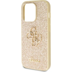 Hurtownia GSM - Etui Guess GUHCP14LHG4SGD Apple iPhone 14 Pro hardcase Glitter Script Big 4G auriu/gold - GUE2767 - {ean13} - Hurt