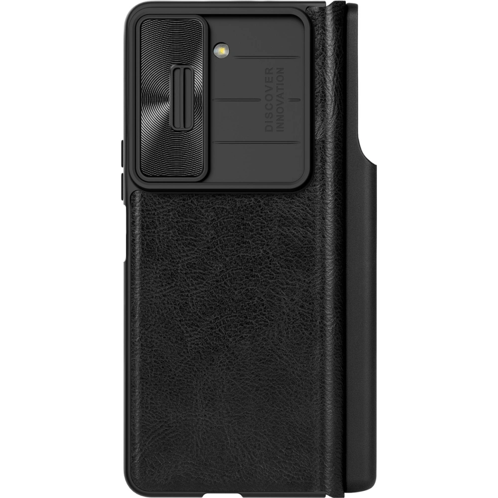 Wholesale Nillkin Qin Leather Pro with camera cover Samsung Galaxy Z Fold 5 black - NLK1184 - {ean13} - Hurt