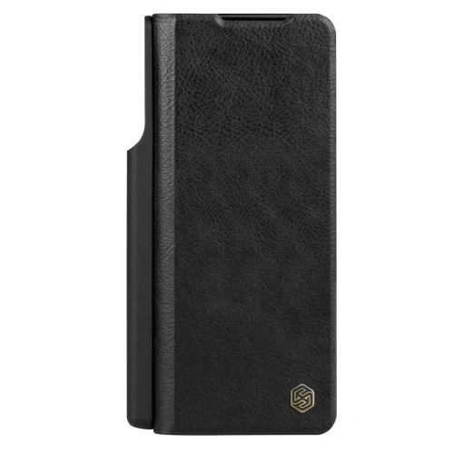 Etui z klapką Nillkin Qin Leather Pro z osłoną aparatu Samsung Galaxy Z Fold 5 czarne
