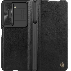 Wholesale Nillkin Qin Leather Pro with camera cover Samsung Galaxy Z Fold 5 black - NLK1184 - {ean13} - Hurt