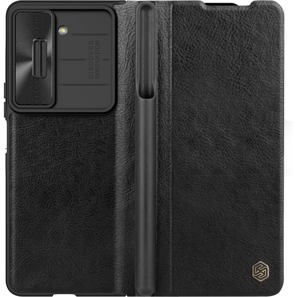 Hurtownia GSM - Etui z klapką Nillkin Qin Leather Pro z osłoną aparatu Samsung Galaxy Z Fold 5 černé - NLK1184 - {ean13} - Hurt