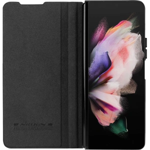 Wholesale Nillkin Qin Leather Pro with camera cover Samsung Galaxy Z Fold 5 black - NLK1184 - {ean13} - Hurt