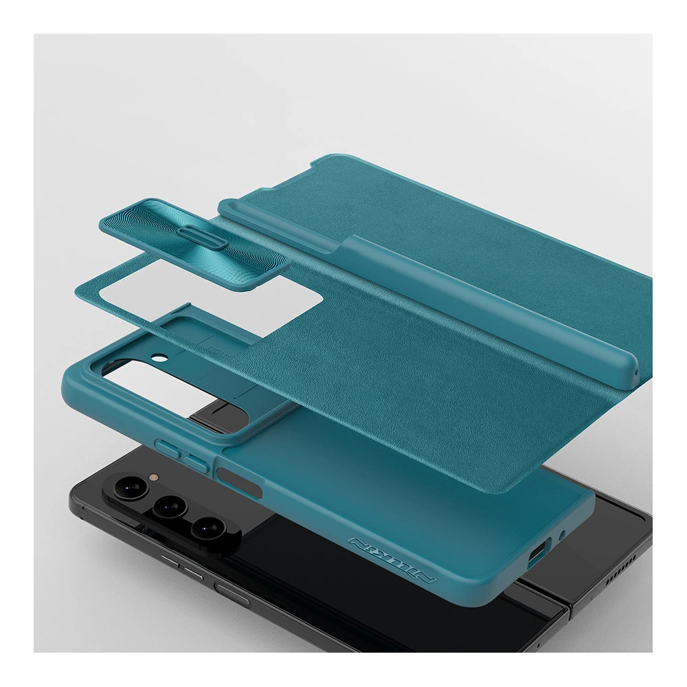 Hurtownia GSM - Etui z klapką Nillkin Qin Leather Pro z osłoną aparatu Samsung Galaxy Z Fold 5 černé - NLK1184 - {ean13} - Hurt